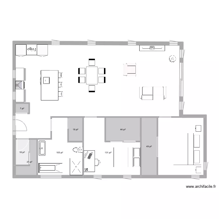 Retraite 2034. Plan de 8 et 37 m² Retraite 2034. Plan de 8 et 37 m²