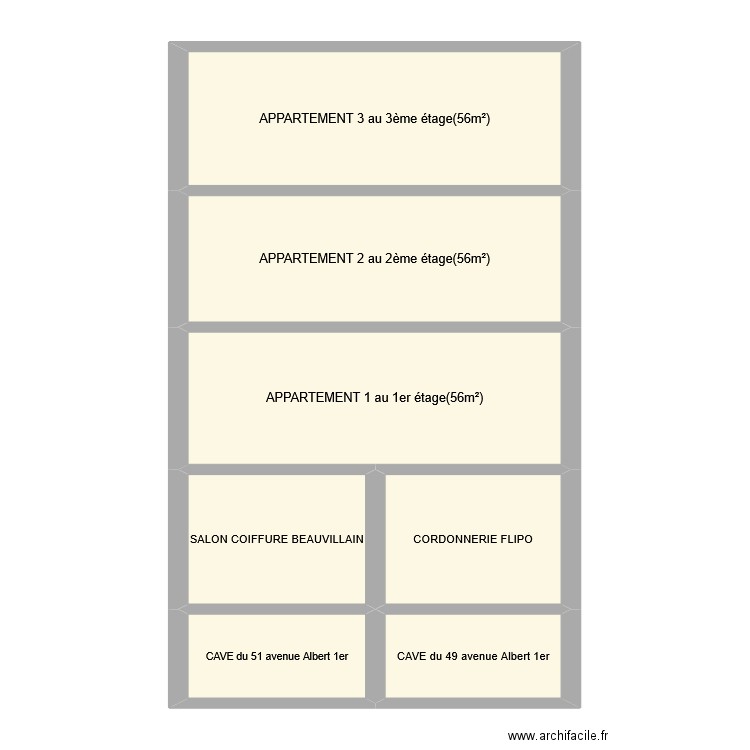 PLAN DE COUPE VALENCIENNES 2. Plan de 0 pièce et 0 m2
