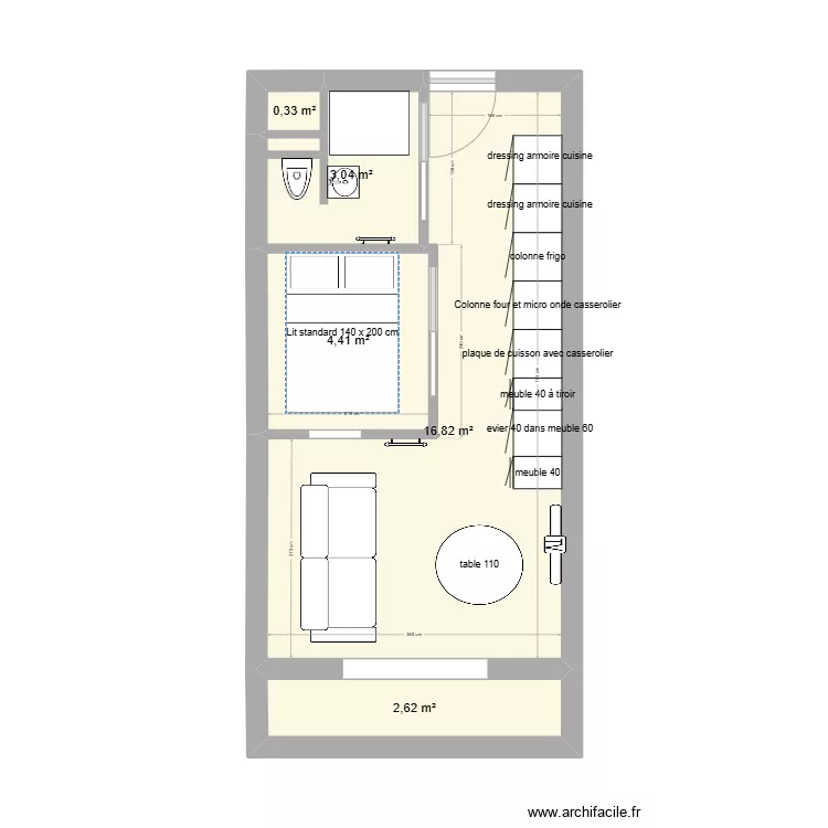 FLAINE N&deg; 5. Plan de 