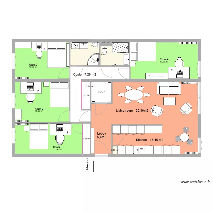 appart pour annonce. Plan de appart pour annonce. Plan de