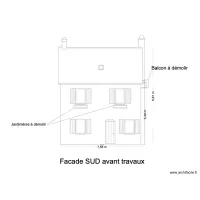 facade sud avant travaux