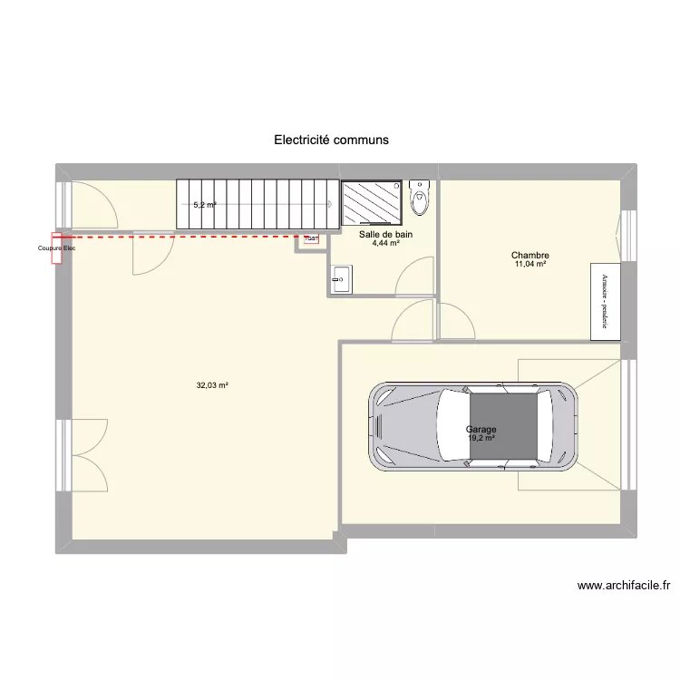 SJDV3 RDC Projet. Plan de 
