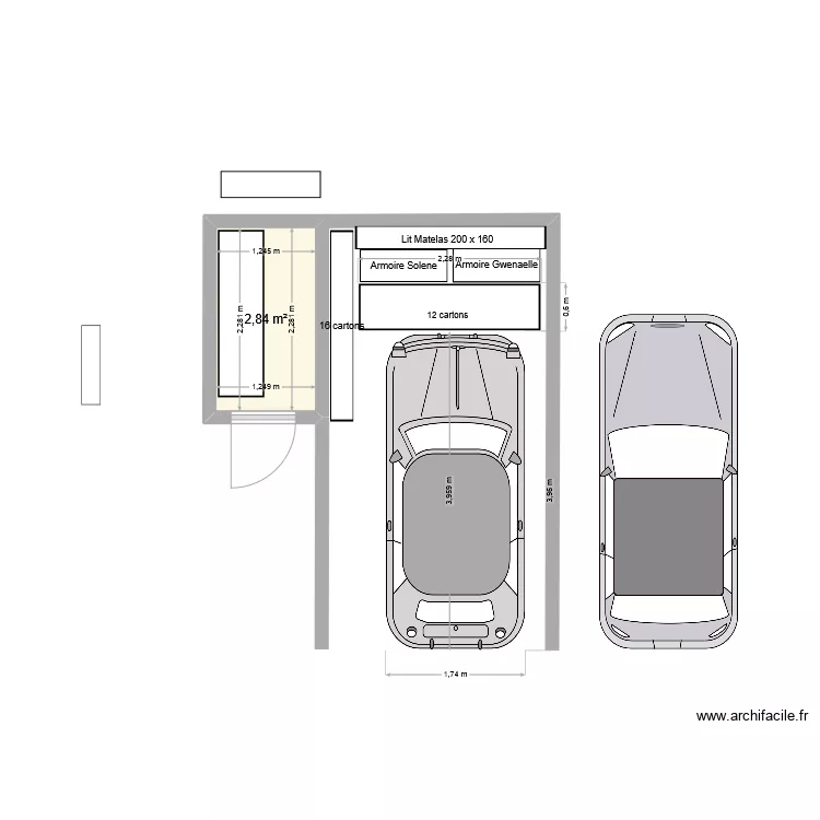 CAVE VALLET. Plan de 
