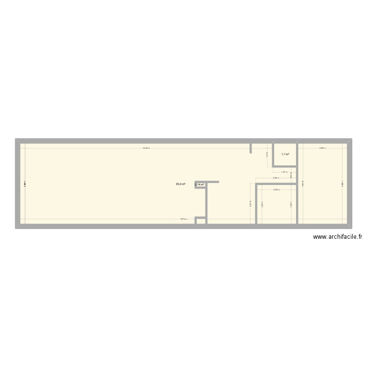 JOSS2. Plan de 3 pièces et 86 m2