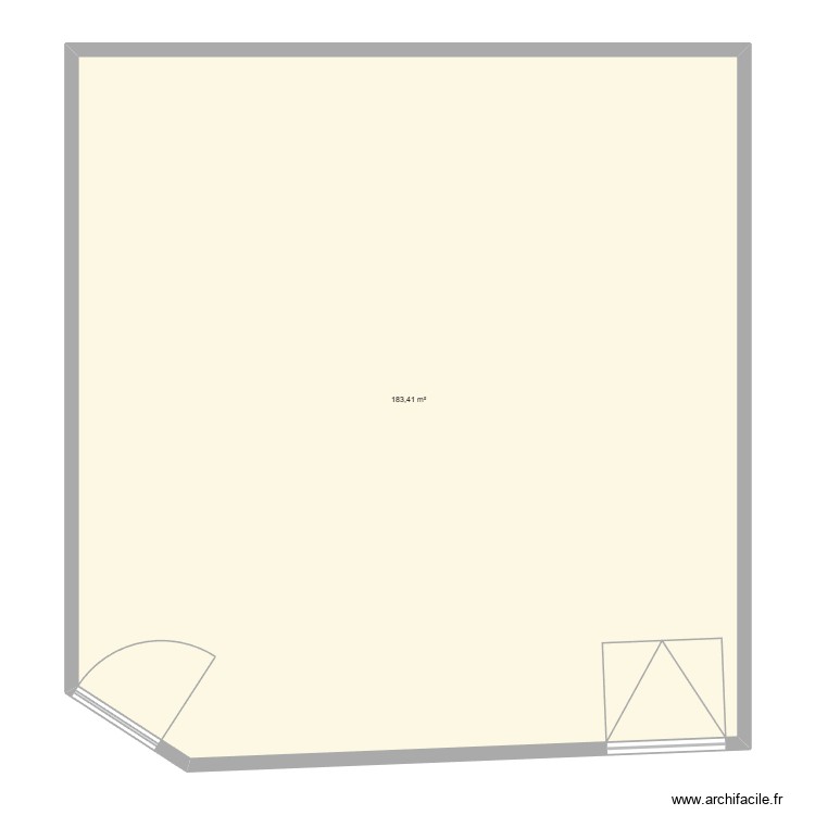 bir mcherga. Plan de 0 pièce et 0 m2