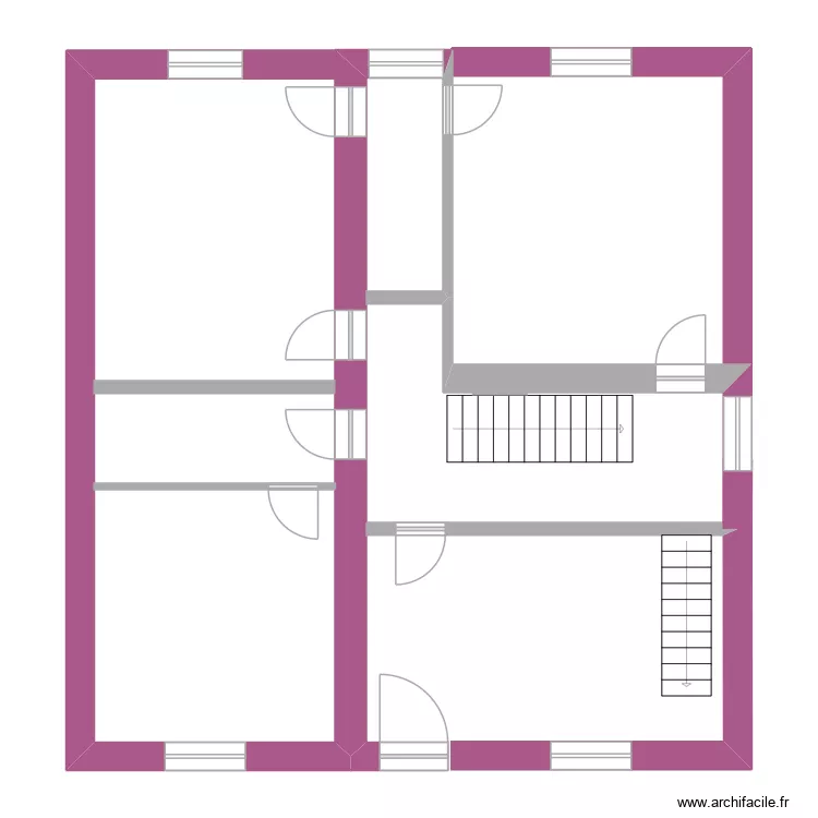 1er Maison Ville-en-Wre. Plan de 1er Maison Ville-en-Wre. Plan de