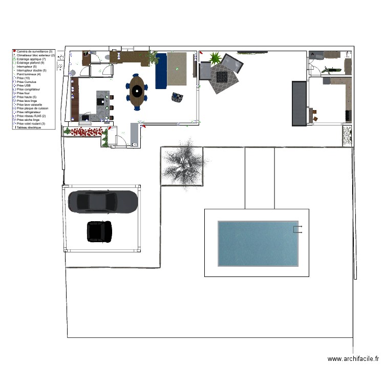 RDC ELEC. Plan de 0 pièce et 0 m2