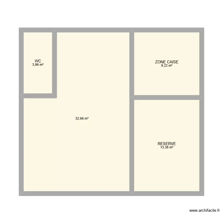 station. Plan de 4 Pièces et 59 m² station. Plan de 4 Pièces et 59 m²
