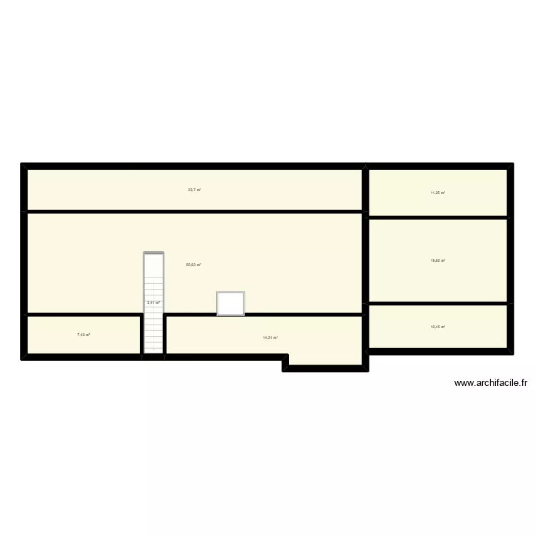 REMUSAN. Plan de 16  et 295 m²