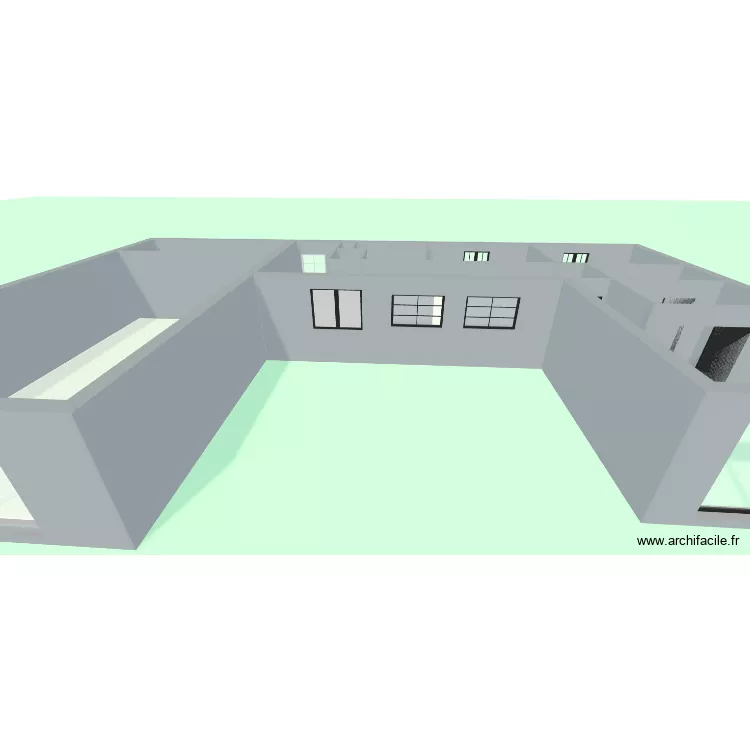 maison de r&eacute;ve. Plan de 9  et 121 m²