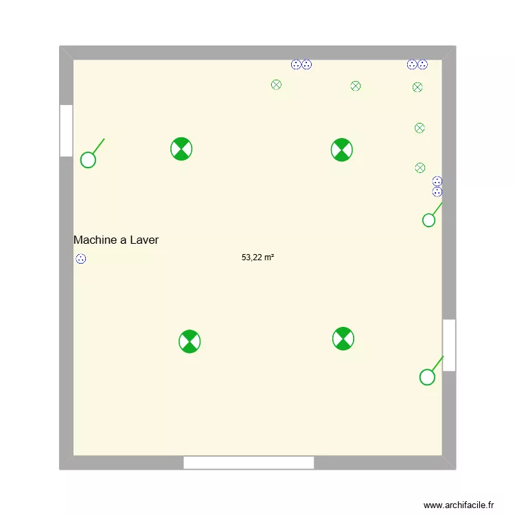 BOBEE ELEC. Plan de 1  et 53 m²