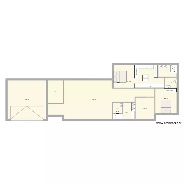 PYrdc. Plan de 10 Pièces et 171 m² PYrdc. Plan de 10 Pièces et 171 m²
