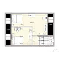 Jumet El&eacute;a 2 &egrave;me &eacute;tage transversal