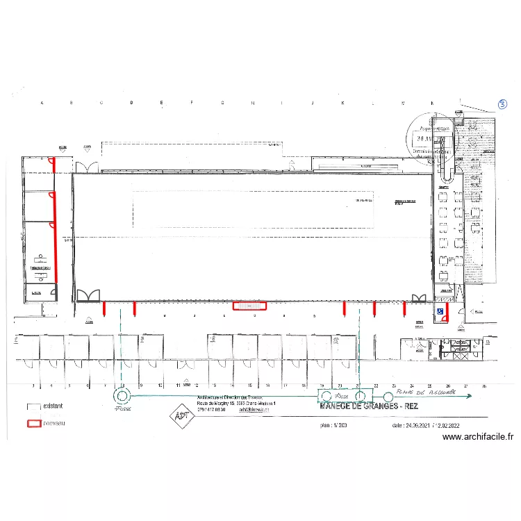 CE 02. Plan de 1  et 6 m²