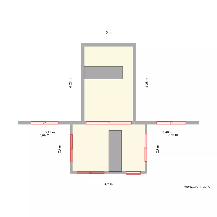 DIKHA TRAITEUR. Plan de 2 et 22 m² DIKHA TRAITEUR. Plan de 2 et 22 m²