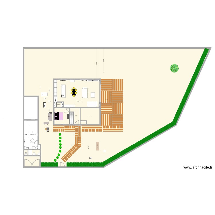 colonieu NOUVEAU. Plan de 10 pièces et 1018 m2