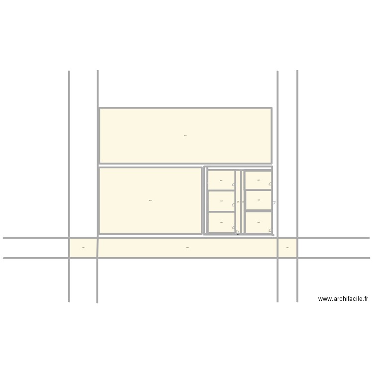 plan de gremia 1. Plan de 14 pièces et 2148 m2