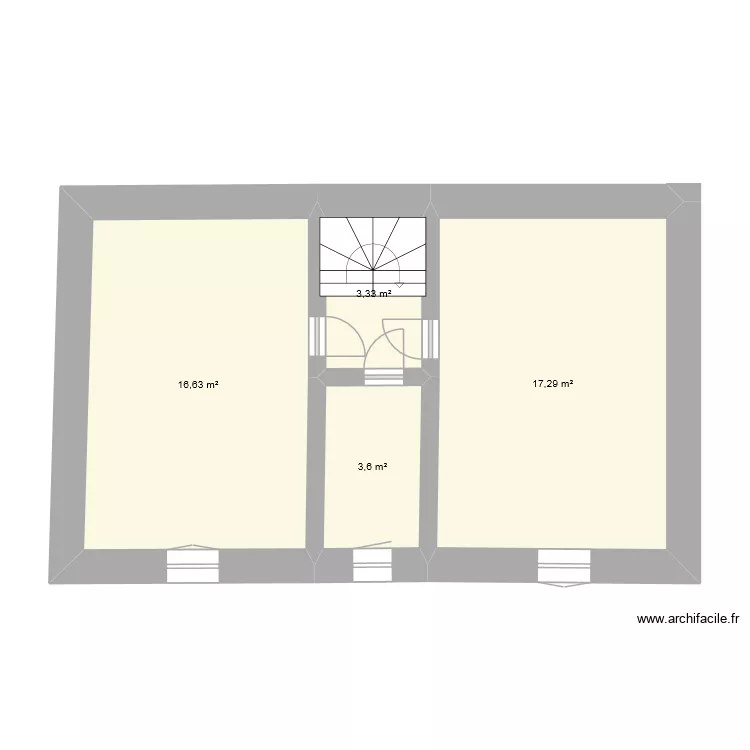 CHAMBRE. Plan de 4 et 41 m² CHAMBRE. Plan de 4 et 41 m²