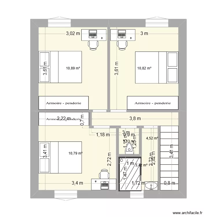 étage. Plan de étage. Plan de