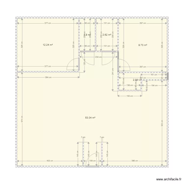 APPARTEMENT SULLY. Plan de 
