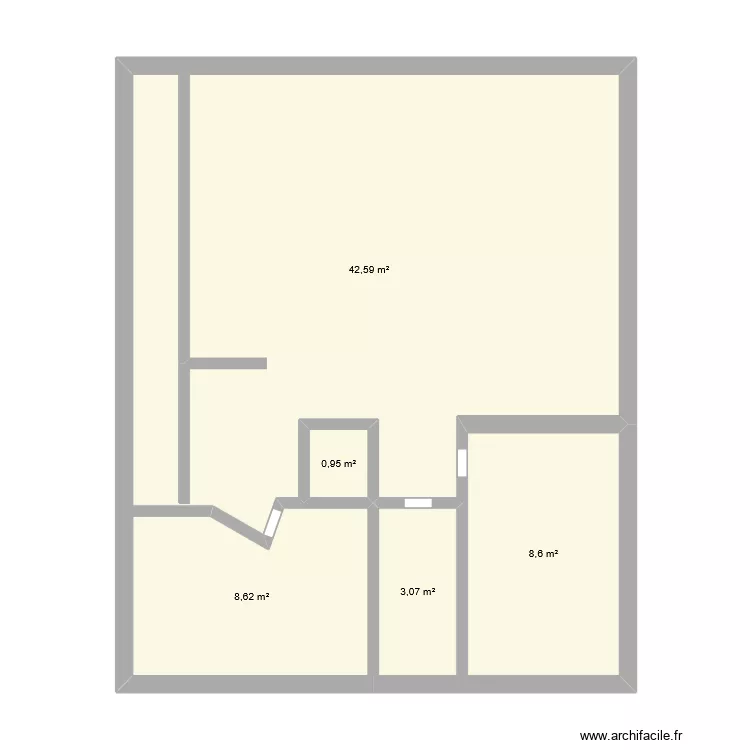 etage. Plan de 5 et 64 m² etage. Plan de 5 et 64 m²