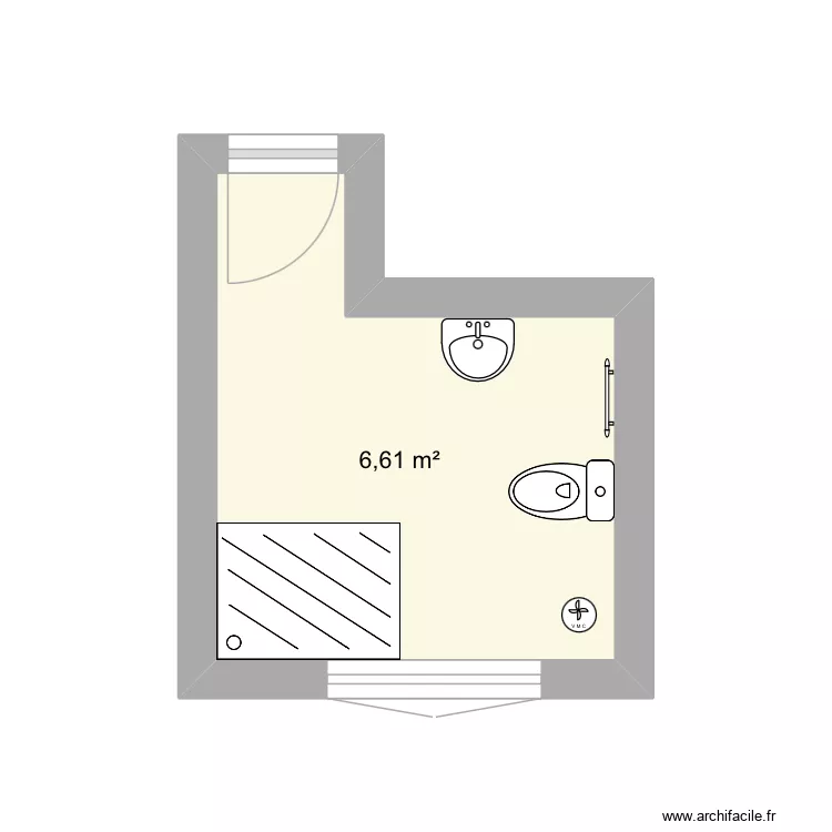 Reuchet. Plan de 1  et 7 m²