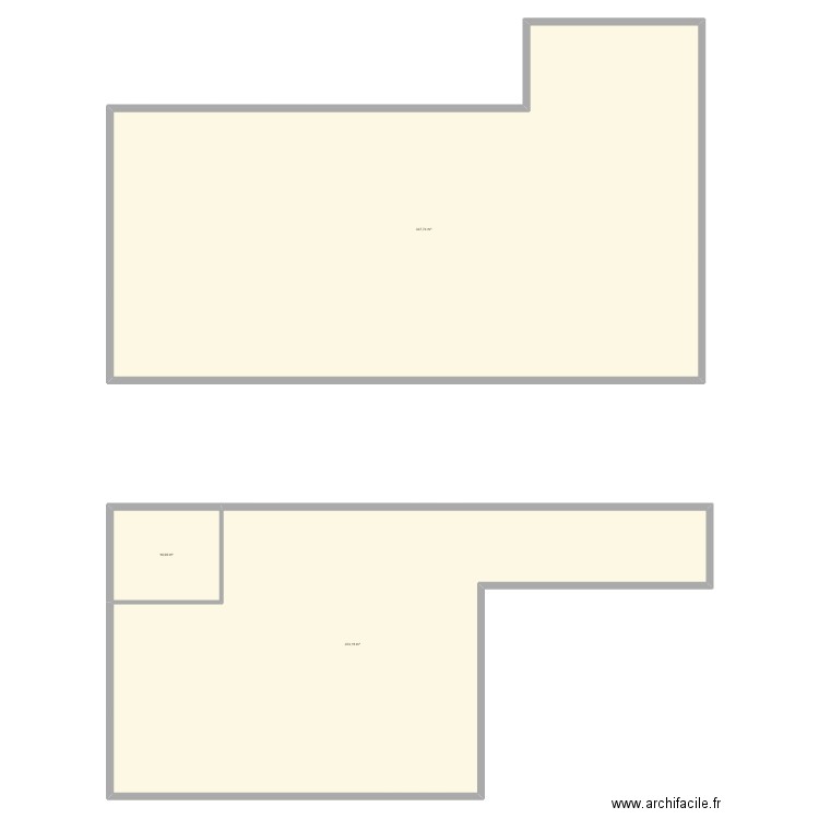 VINCENT. Plan de 3 pièces et 592 m2