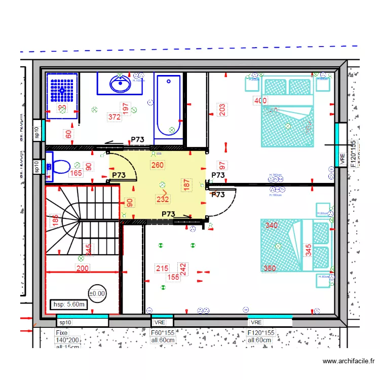 Aniel Etage. Plan de 