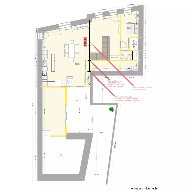 Castelo Melhor 3A. Plan de 5 Pièces et 139 m² Castelo Melhor 3A. Plan de 5 Pièces et 139 m²