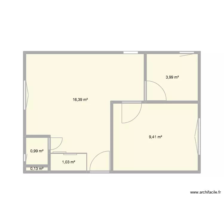 Mahé v1. Plan de 6 et 32 m² Mahé v1. Plan de 6 et 32 m²