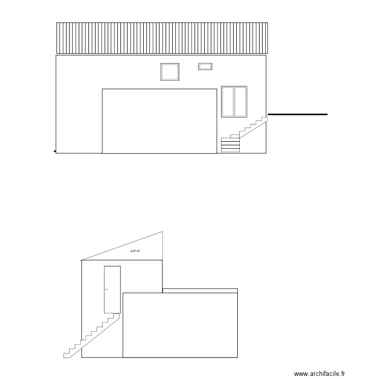 B1 Façade 3. Plan de 0 pièce et 0 m2