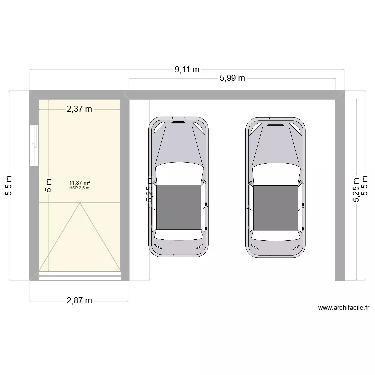 CARPORT. Plan de 