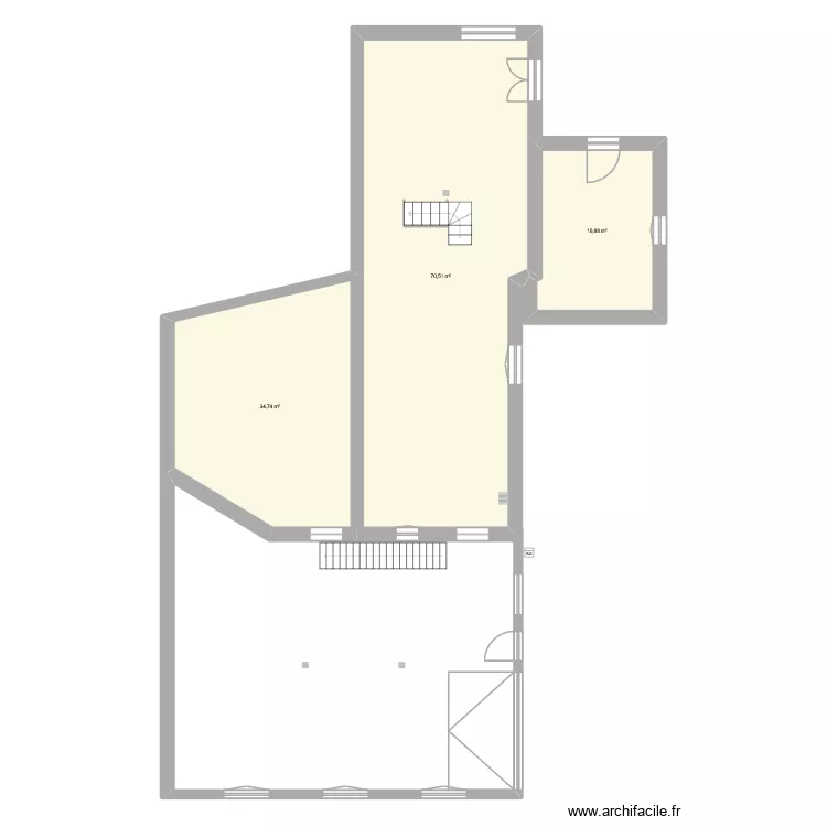 Moulin de la roche projet 1. Plan de 22 Pièces et 532 m² Moulin de la roche projet 1. Plan de 22 Pièces et 532 m²