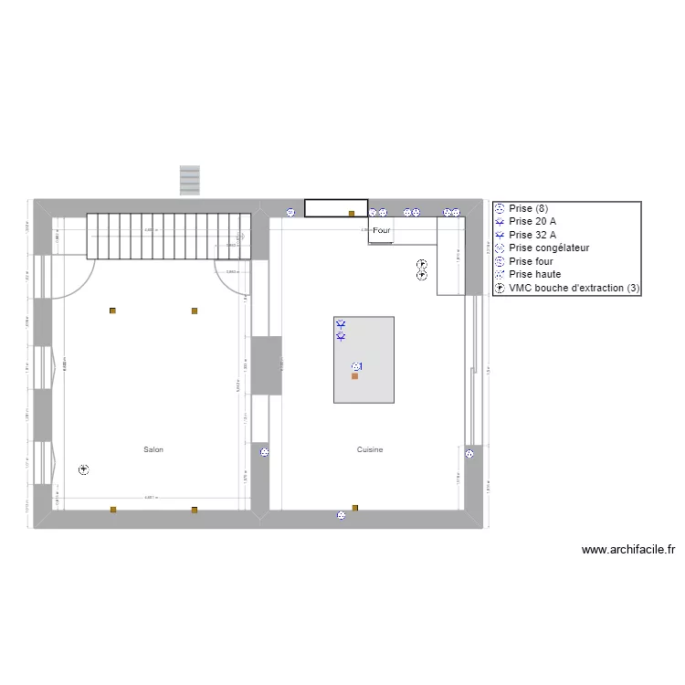 Plan Elec simple. Plan de 2 et 63 m² Plan Elec simple. Plan de 2 et 63 m²
