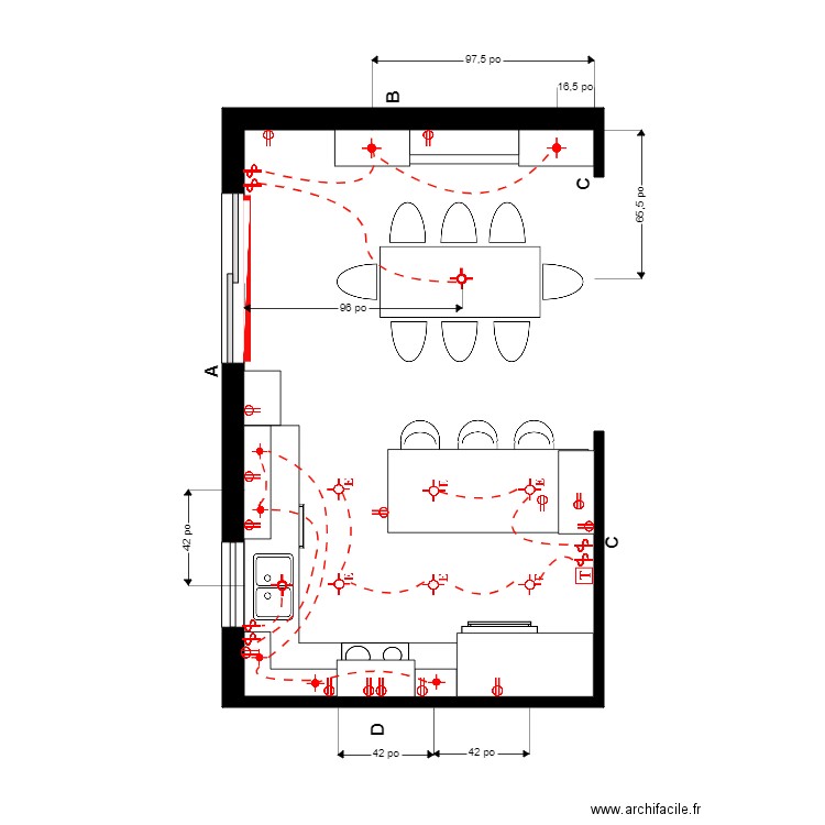 Josette électrique. Plan de 0 pièce et 0 m2
