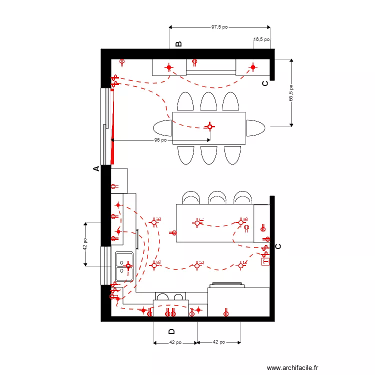 Josette &eacute;lectrique. Plan de 