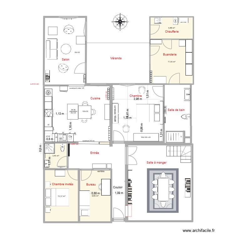 Plan réalisations essai. Plan de 0 pièce et 0 m2