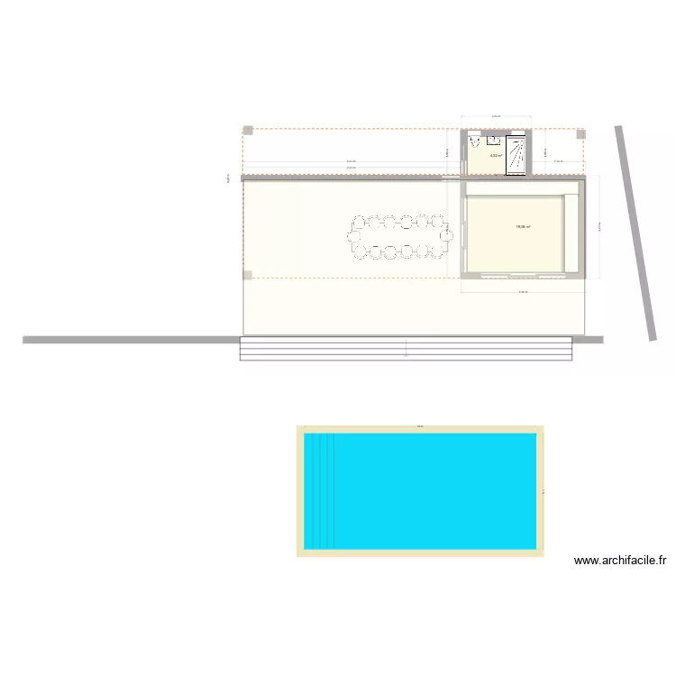 Auvent 2025. Plan de 