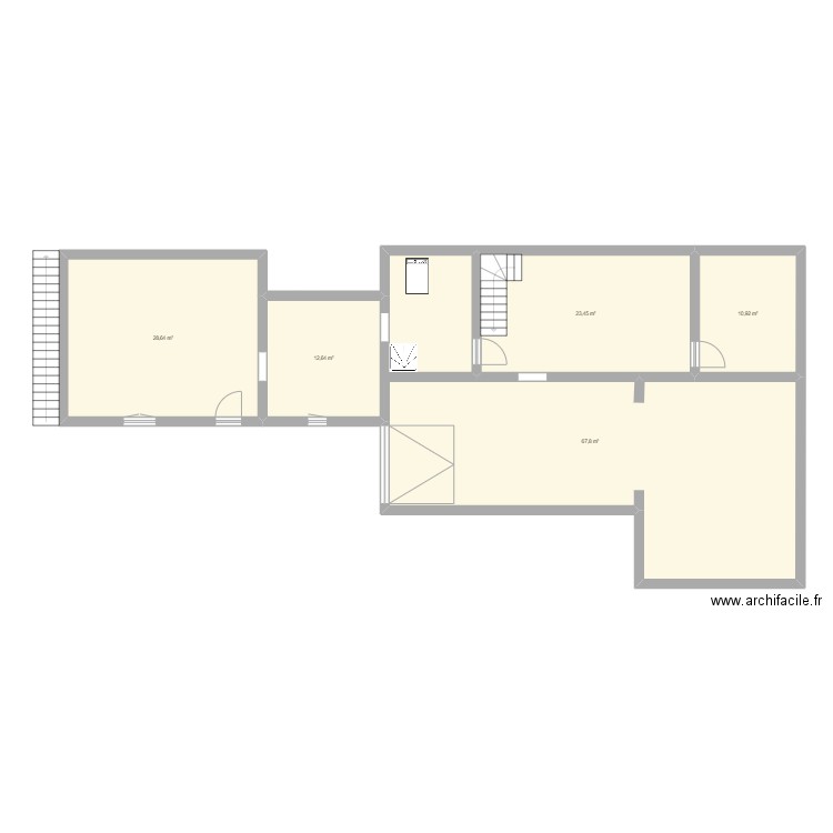 maison. Plan de 0 pièce et 0 m2