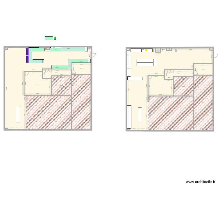 Plan labo - FOCUS PAILLASSES 0109. Plan de 23 pièces et 679 m2