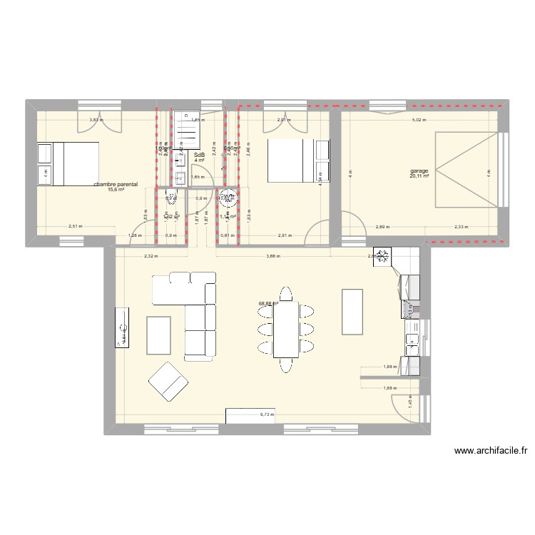 exemple. Plan de 0 pièce et 0 m2 exemple. Plan de 0 pièce et 0 m2