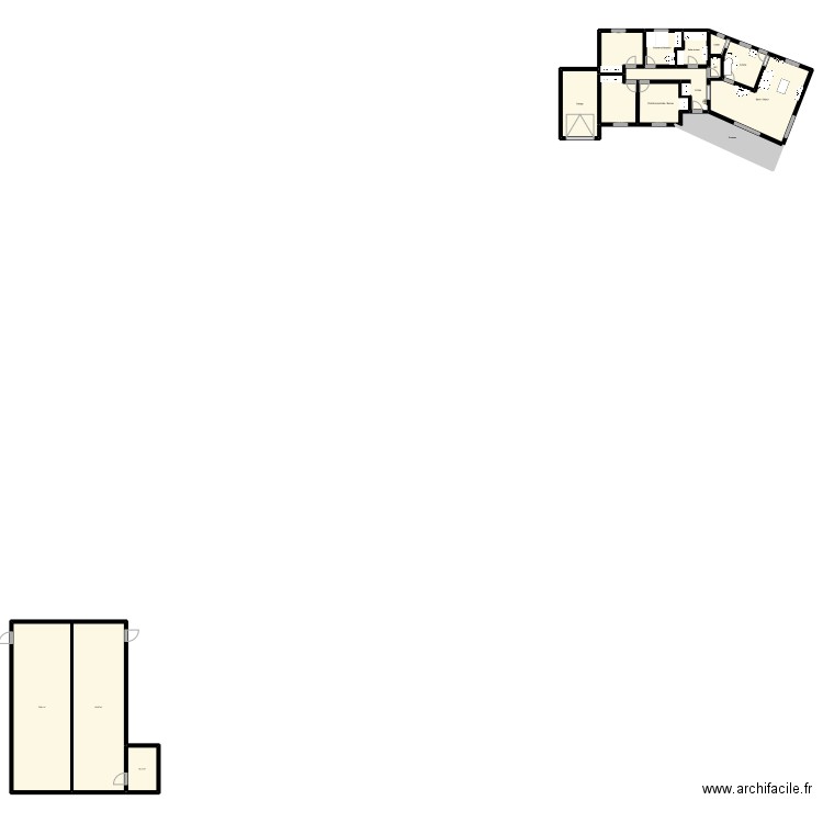 A QUEL PRIX - Plans au sol. Plan de 15 pièces et 312 m2