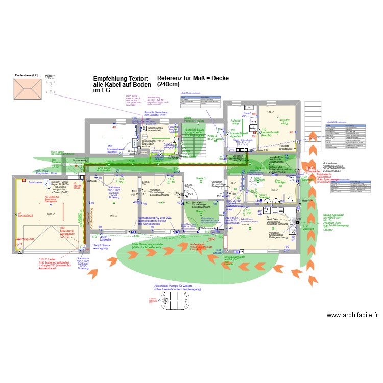 UG_Zollerstrasse. Plan de 10 pièces et 135 m2