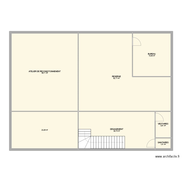 VELOLAND NARBONNE RDC. Plan de 10 pièces et 345 m2