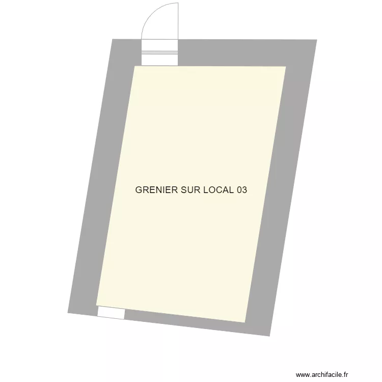 REVERSEAU FUITEAU GRANGES RDC. Plan de 