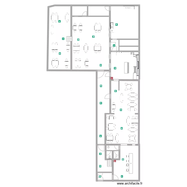 Restaurant Capucins Plan incendie. Plan de Restaurant Capucins Plan incendie. Plan de