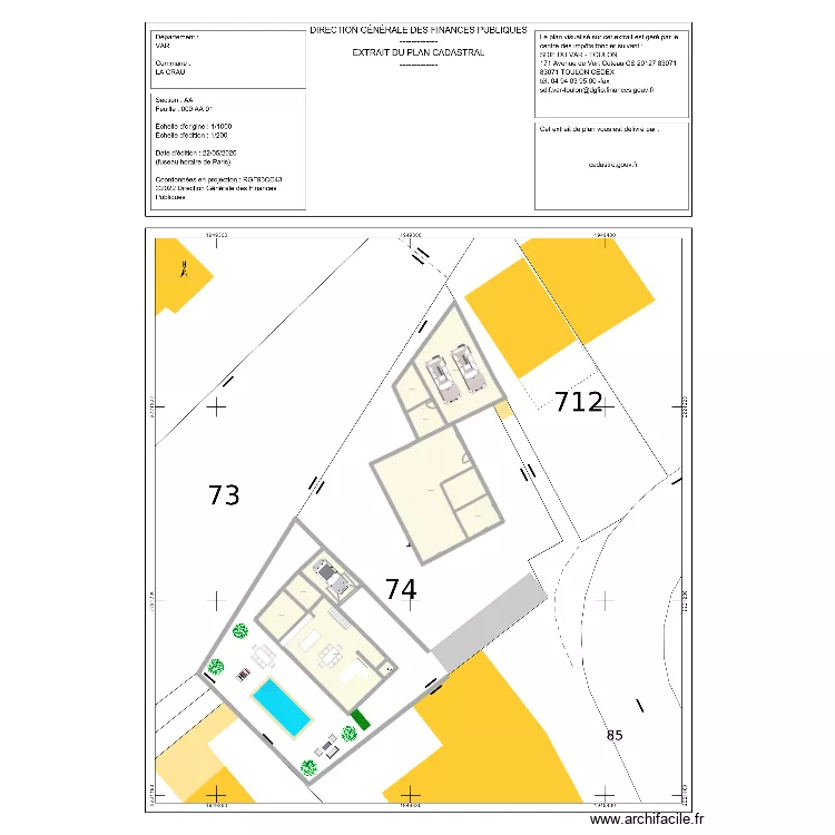 PLAN maison la crau. Plan de 19 et 536 m² PLAN maison la crau. Plan de 19 et 536 m²
