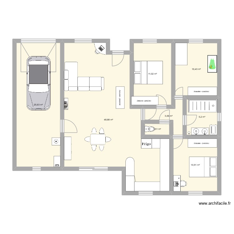 Maison saint sorlin. Plan de 0 pièce et 0 m2
