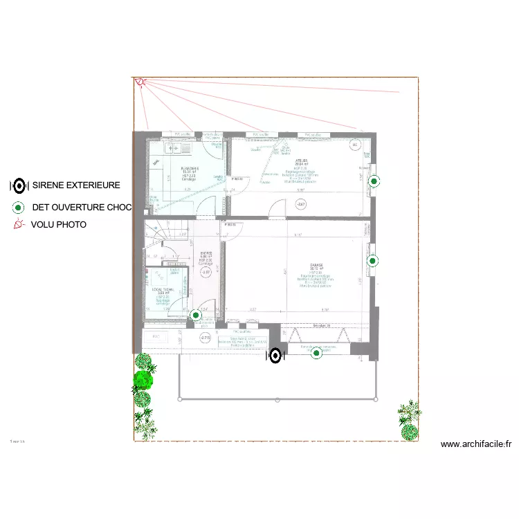 LE LABOUSSE BELZ 2. Plan de 