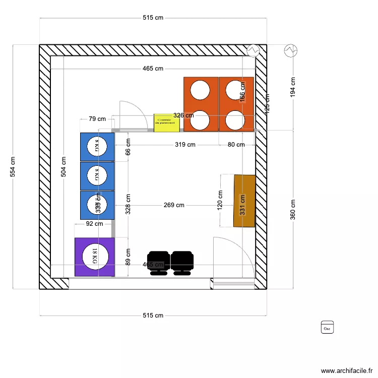 LAVERIE COURS DE LA SOMME. Plan de 0 pièce et 0 m2